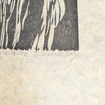 1950s Elizabeth Eddy Woodblock Print | Saint Francis Assisi
