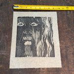 1950s Elizabeth Eddy Woodblock Print | Saint Francis Assisi