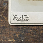 Antique Sideshow Cabinet Card | Little People & Dog