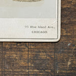 Antique Sideshow Cabinet Card | Little People & Dog