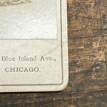 Antique Sideshow Cabinet Card | Little People & Dog