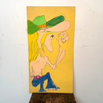 1970s Freak Brothers Style Folk Art Diptych | Hand Painted Comix
