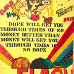 1970s Freak Brothers Style Folk Art Diptych | Hand Painted Comix