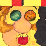 1970s Freak Brothers Style Folk Art Diptych | Hand Painted Comix