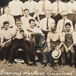 1917 Milwaukee Brewery Workers Annual Picnic Panoramic Photo | AS IS