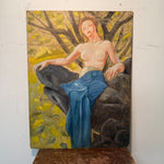 WPA Era Painting of Nude Woman | Reverse Sketches