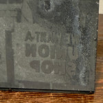 1940s IWW Printing Plate | We Want A Union Shop
