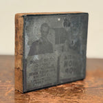 1940s IWW Printing Plate | We Want A Union Shop