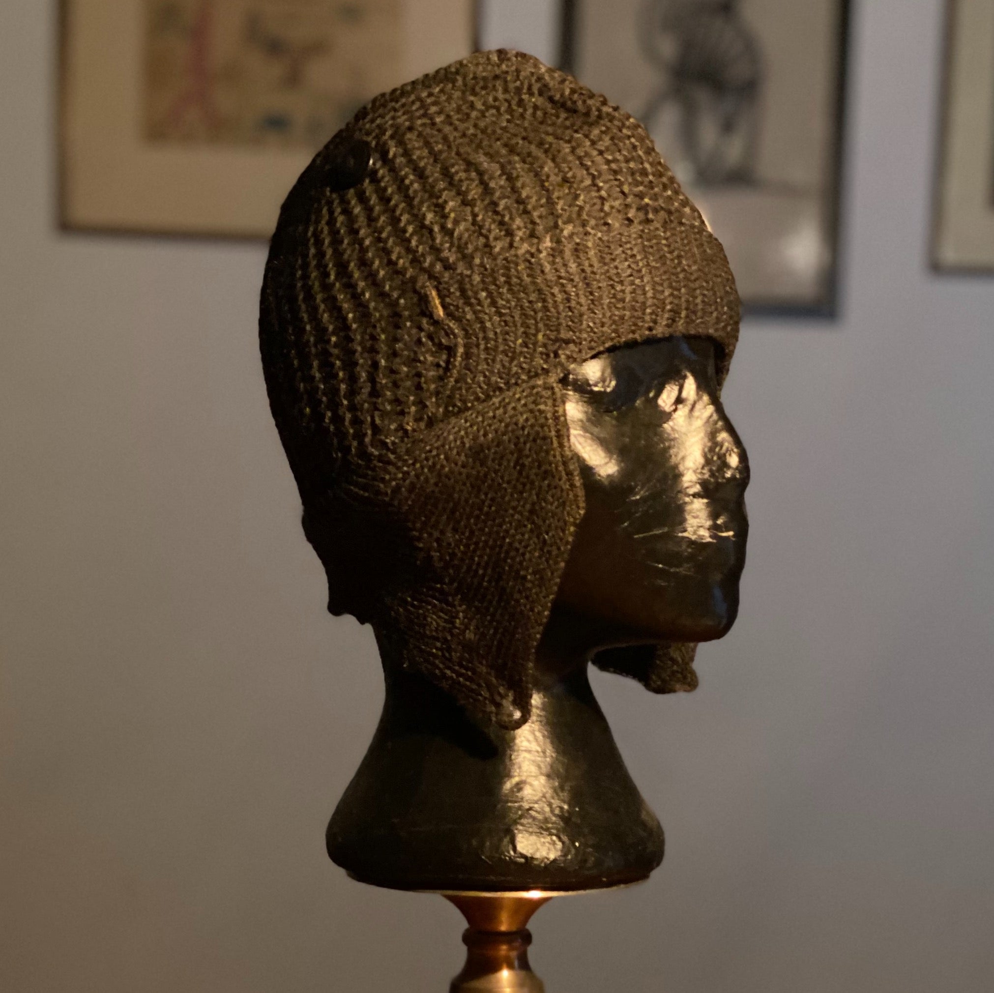 Rare 1920s Eagleknit Wool Cap | Milwaukee 20 1/2" Crown