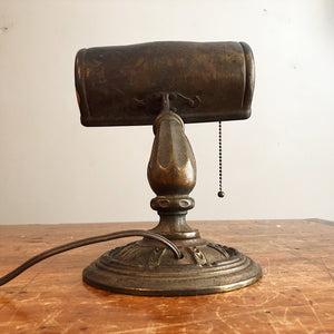 Rare Aladdin Lamp with Ornate Cast Iron Base - Antique Industrial Decor 