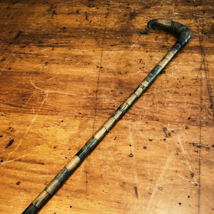 Vintage Stacked Horn Walking Stick