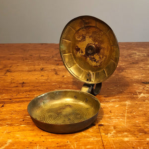 Vintage Brass Roulette Ashtray from 1950s