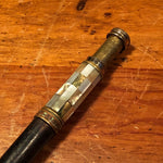 Rare Perfume Cane by Marcel Franck - 1920s - Vintage Atomizer Walking Stick - Mother of Pearl Inlay - Ebony 