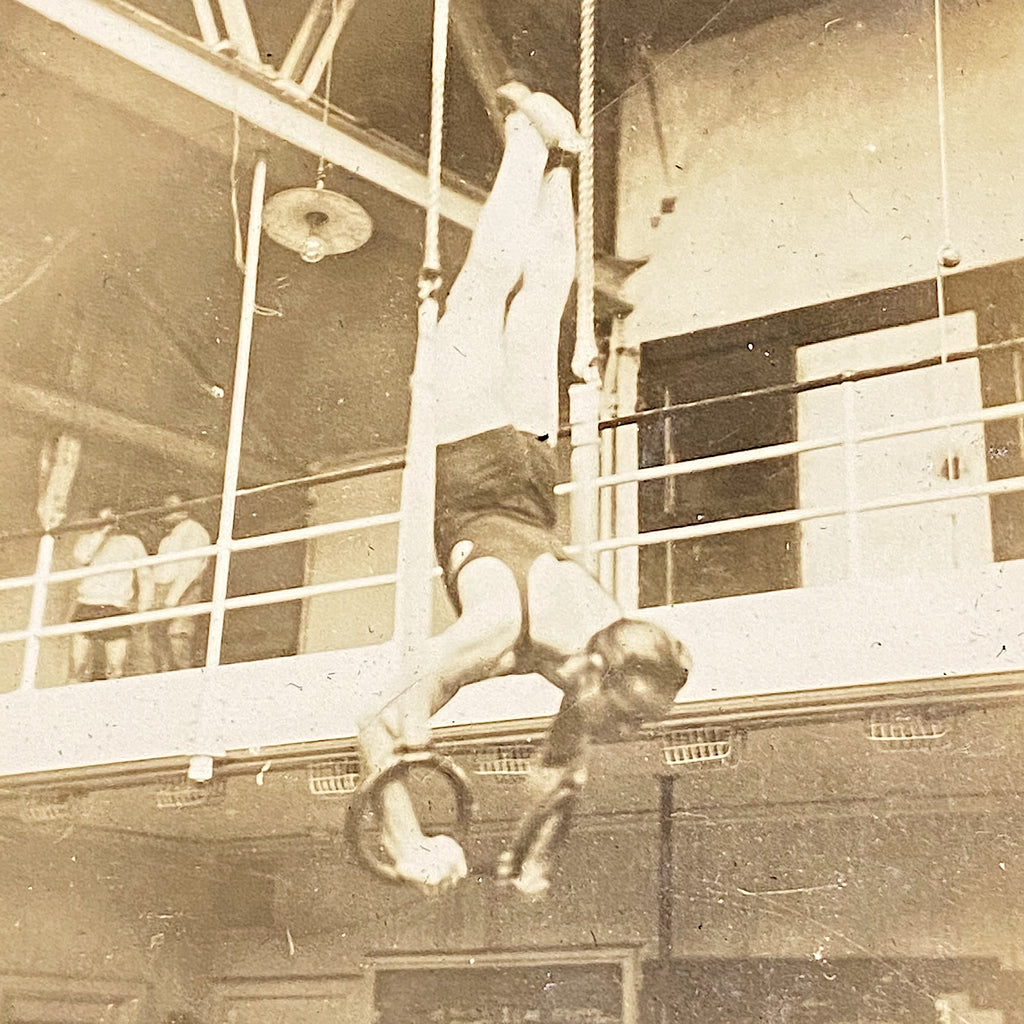 Rare Olympic Training Photographs of George Gulack - 1932 Olympic Gold Medal Winner - Rings - Antique Sports Photography - 1930s - Set of 5