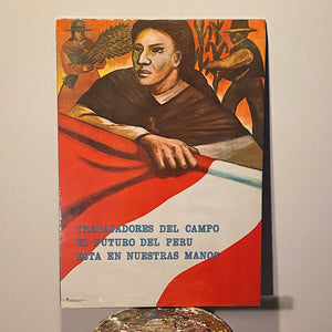 Rare Protest Poster from Peru 1960s? - WPA Style - Revolution Art - Agrarian Land Reform - Trabajadores - Oficino de Infomacion Técnico Full size