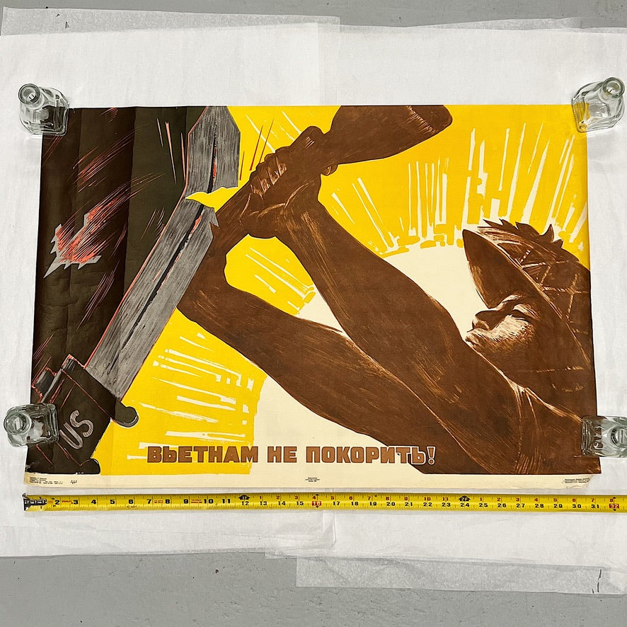 1960s Anti-Vietnam Propaganda Poster from Soviet Union | 1967