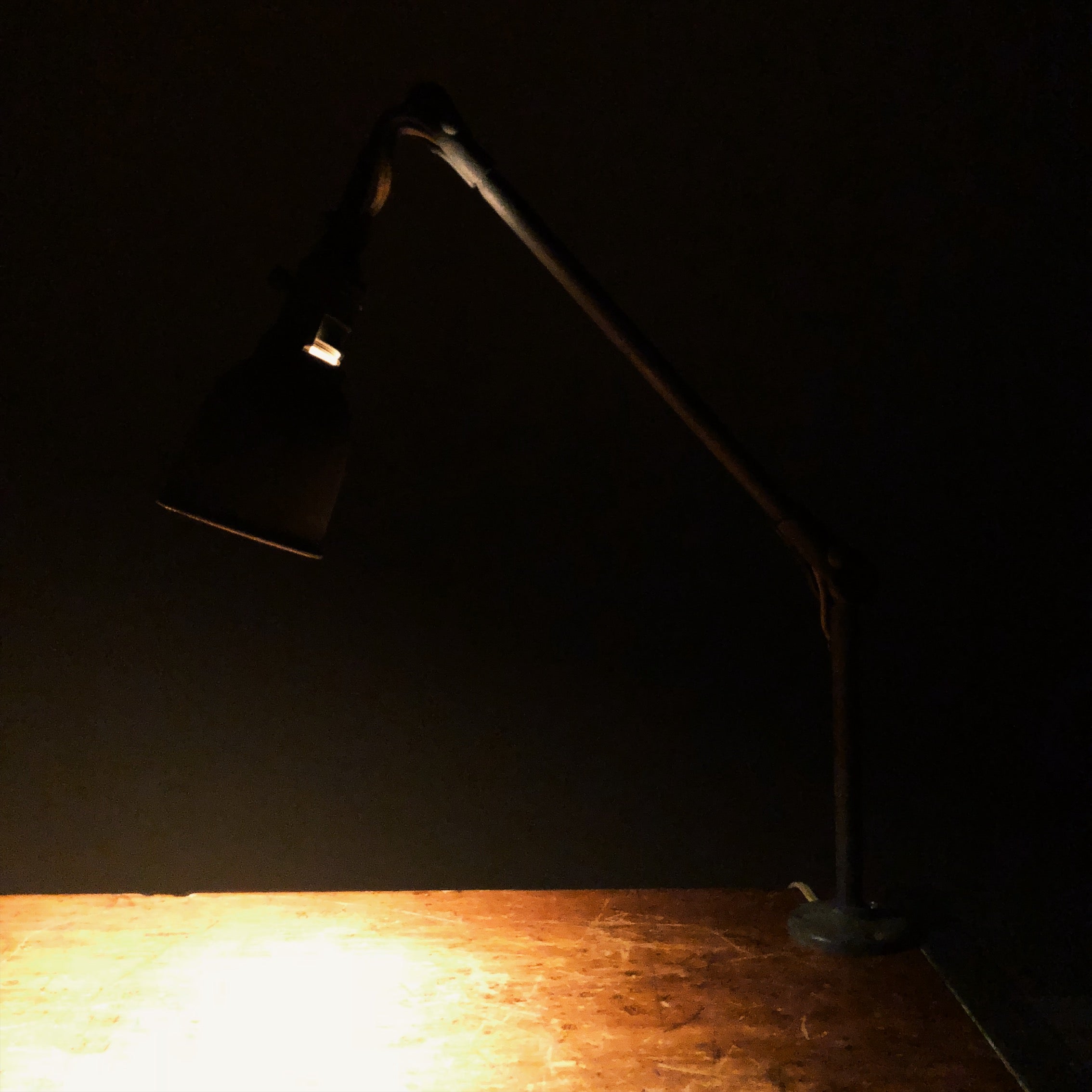 Dark Room - Vintage Fostoria Localite Industrial Lamp