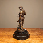 Julius Schmidt-Feller Bronze Sculpture of Blacksmith from early 1900s
