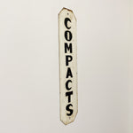 Vintage Compacts Metal Sign from Machine Shop