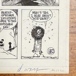 Original Dennis Wolf Comic Book Panels | 1980s