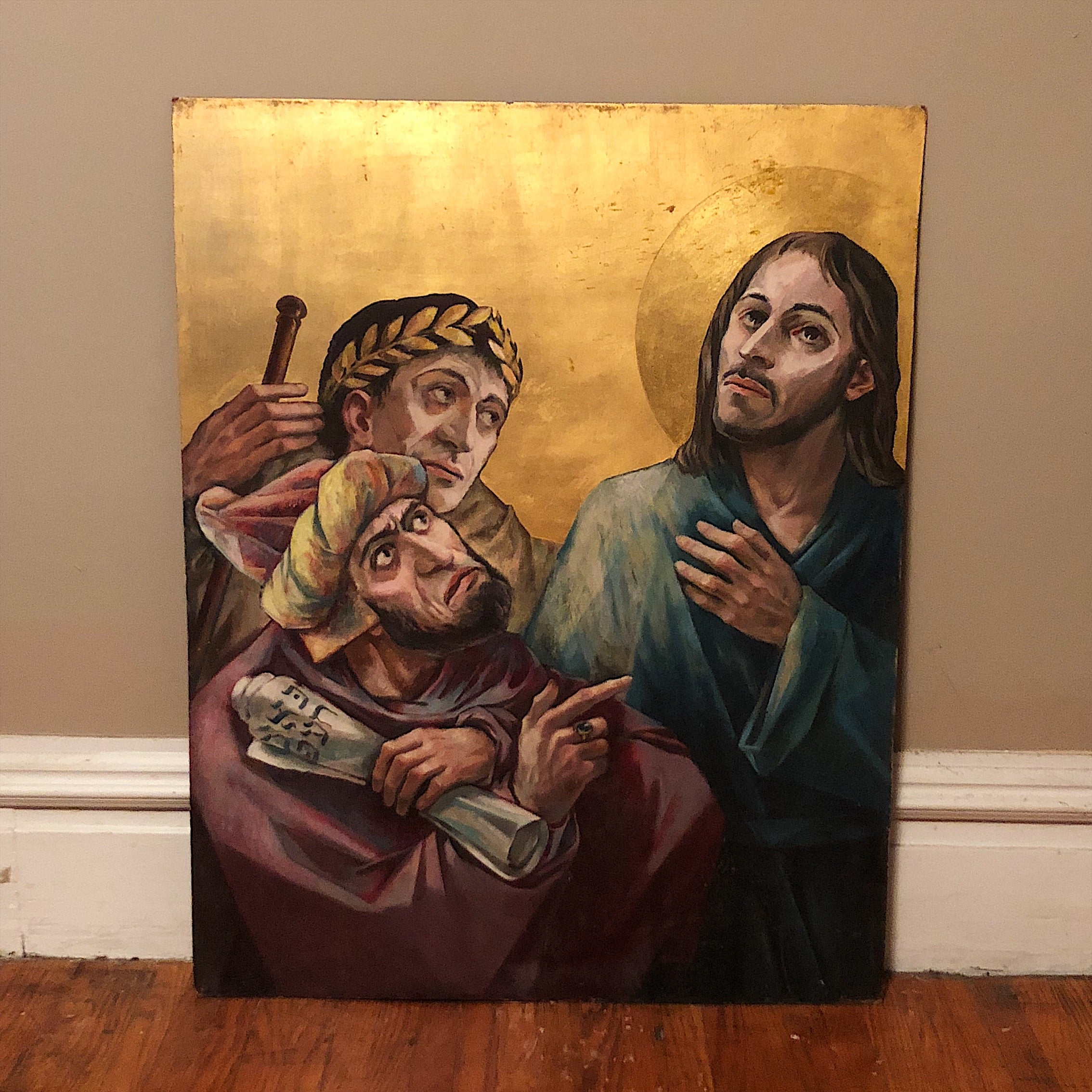 Vintage Panels of Stations of the Cross