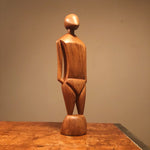 Vintage Midcentury Sculpture Art of Man with Hands in Pockets