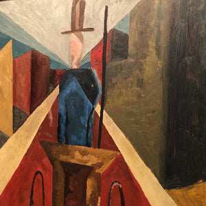 Antique Cubist Painting from 1930s | Marshall Field's Estate