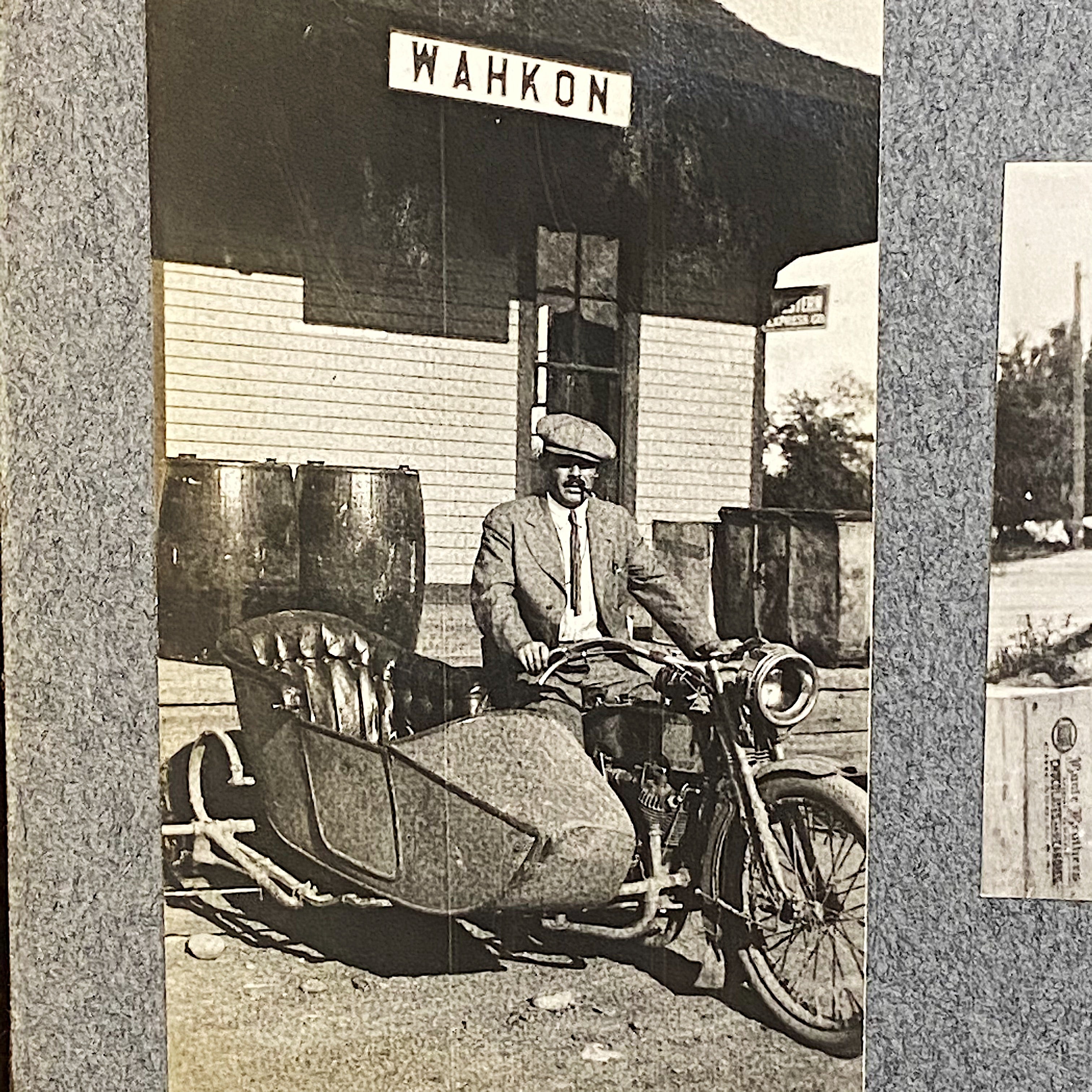 Antique Photo Album from Early 1900s | Motorcycle and Car Racing