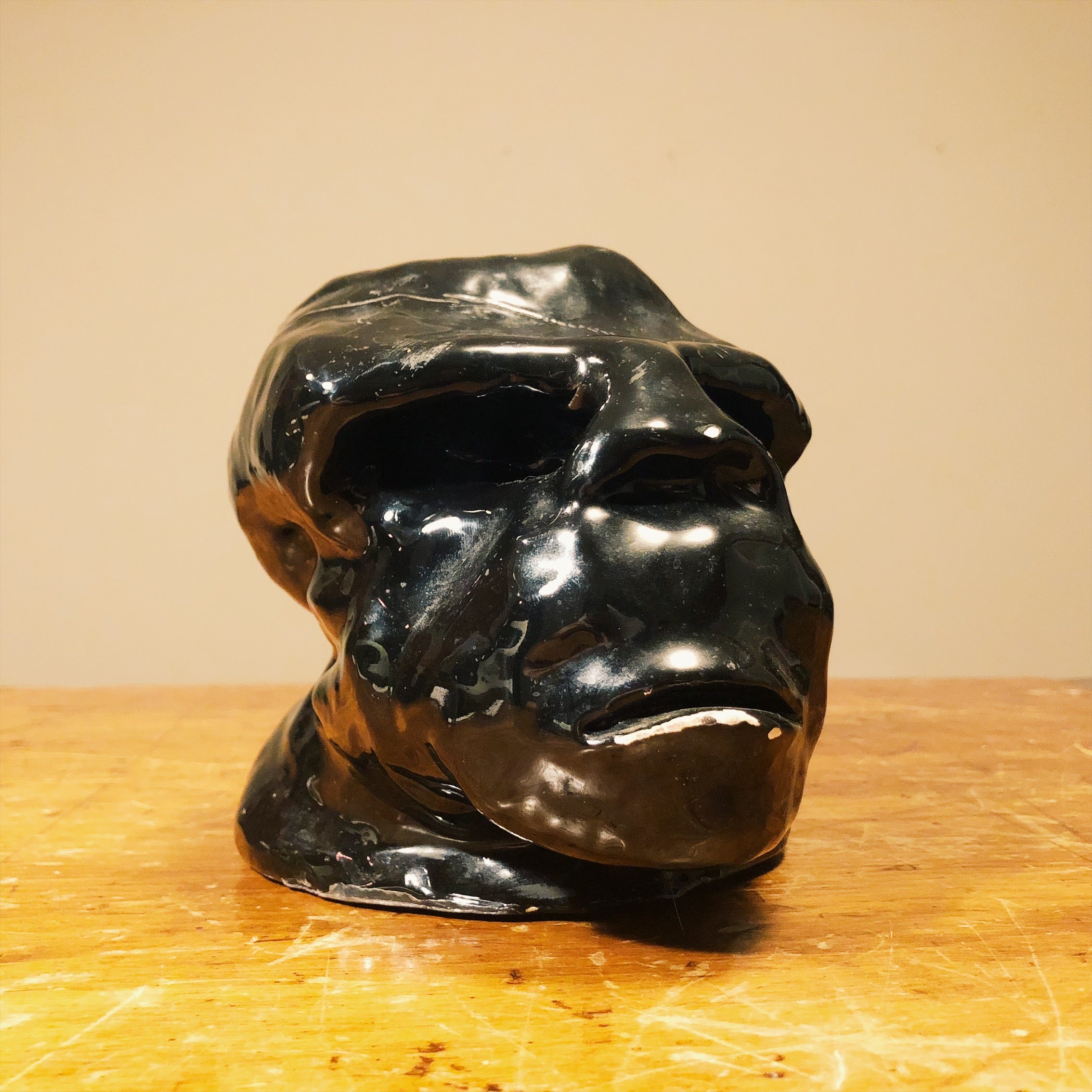 Vintage Gorilla Head Sculpture Main