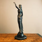 Vintage Justice Sculpture Statue by Austin Productions Inc from 1965