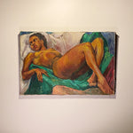WPA Era Painting of African American Nude Woman