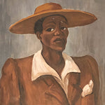 WPA Era Painting of African American Man in Zoot Suit - 1942 - Signed "N. Mael" - Pre Riots - Oil on Board - Rare Subject Matter - 17 x 14