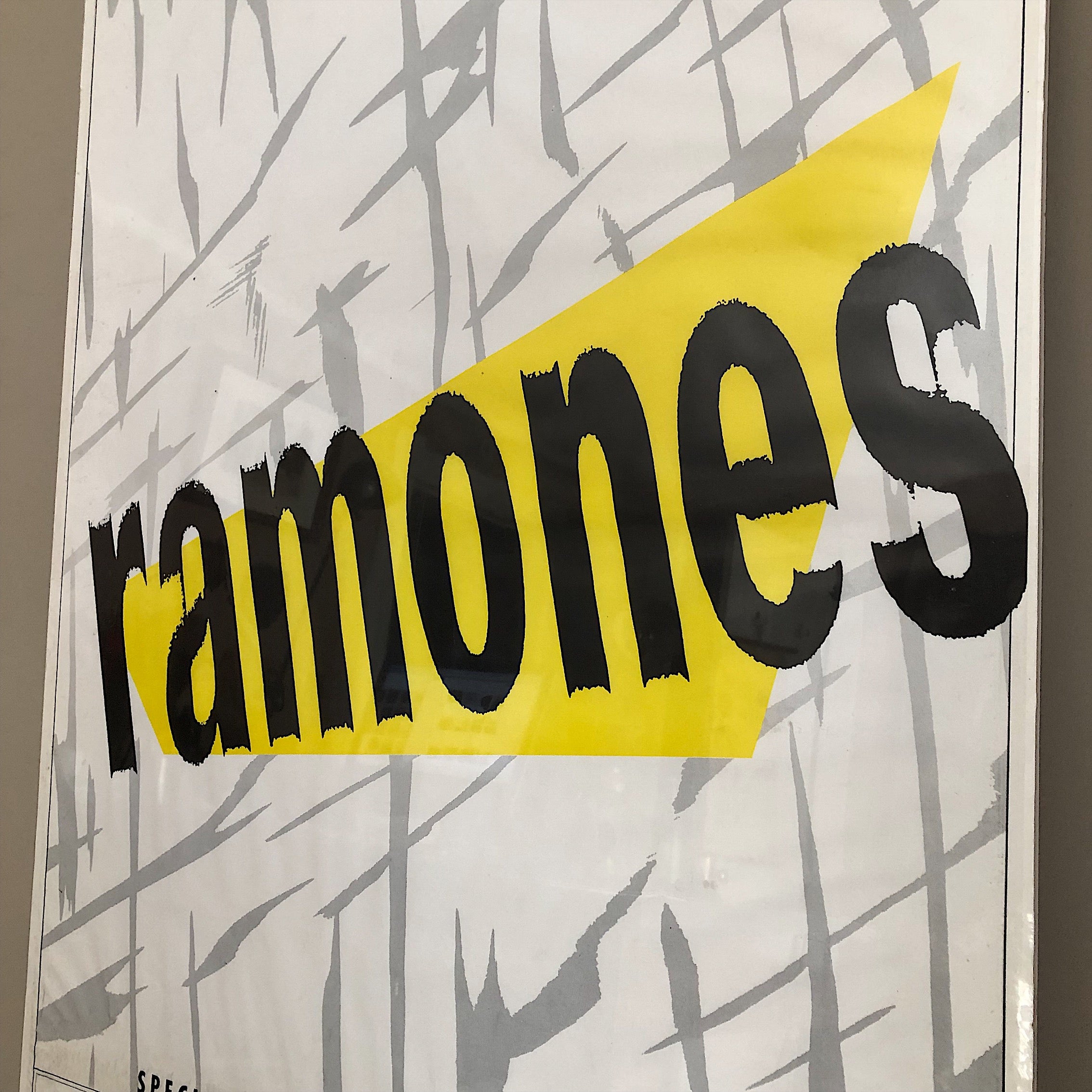 Rare Ramones Concert Poster from Munich Germany 1987 - Punk Rock Memorabilia - Rock Posters 