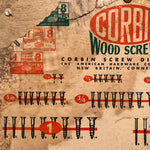 Corbin Hardware Double Sided Lithograph | 1950s?