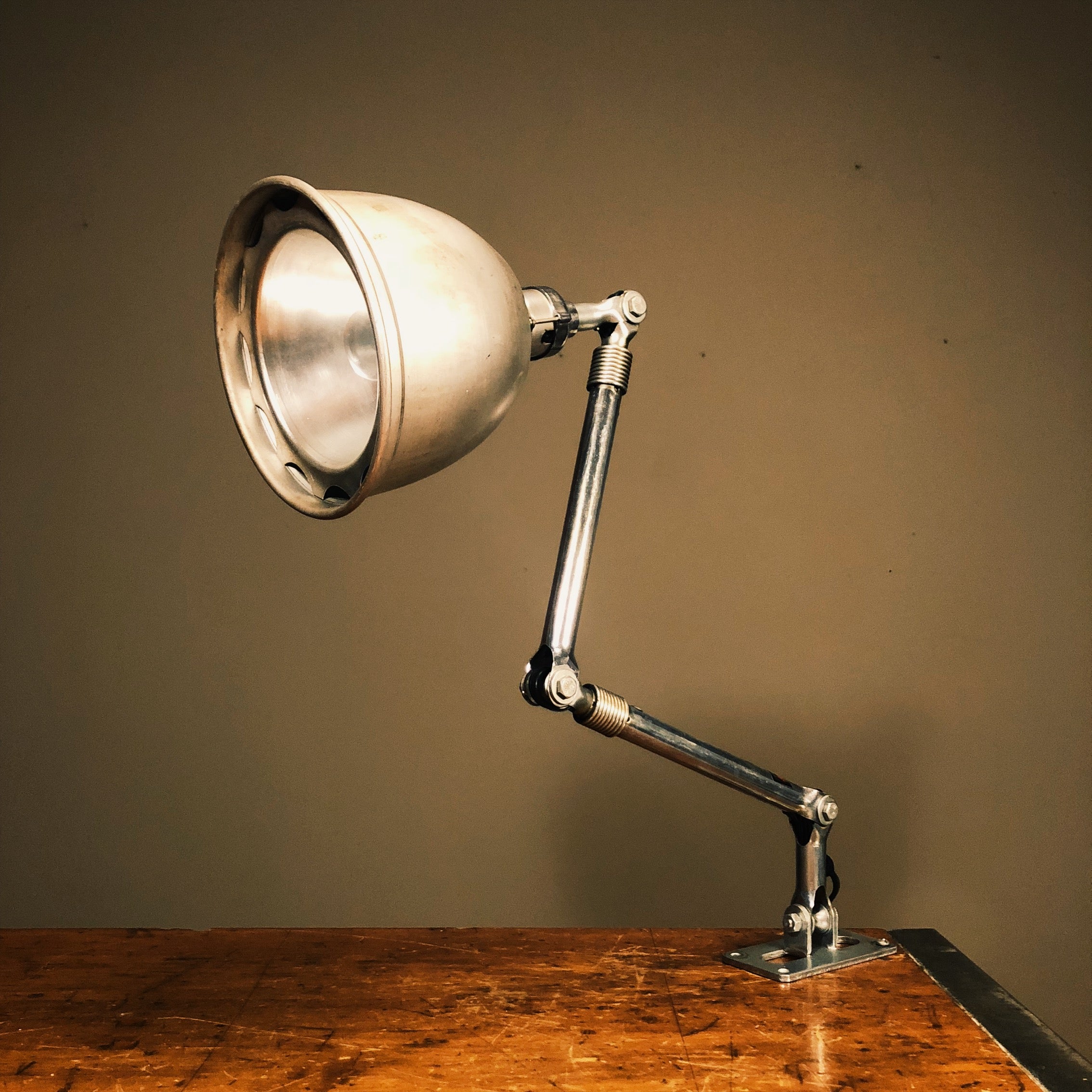 Vintage Ajusco Industrial Light with Insulated Shade and Wall Mount 1