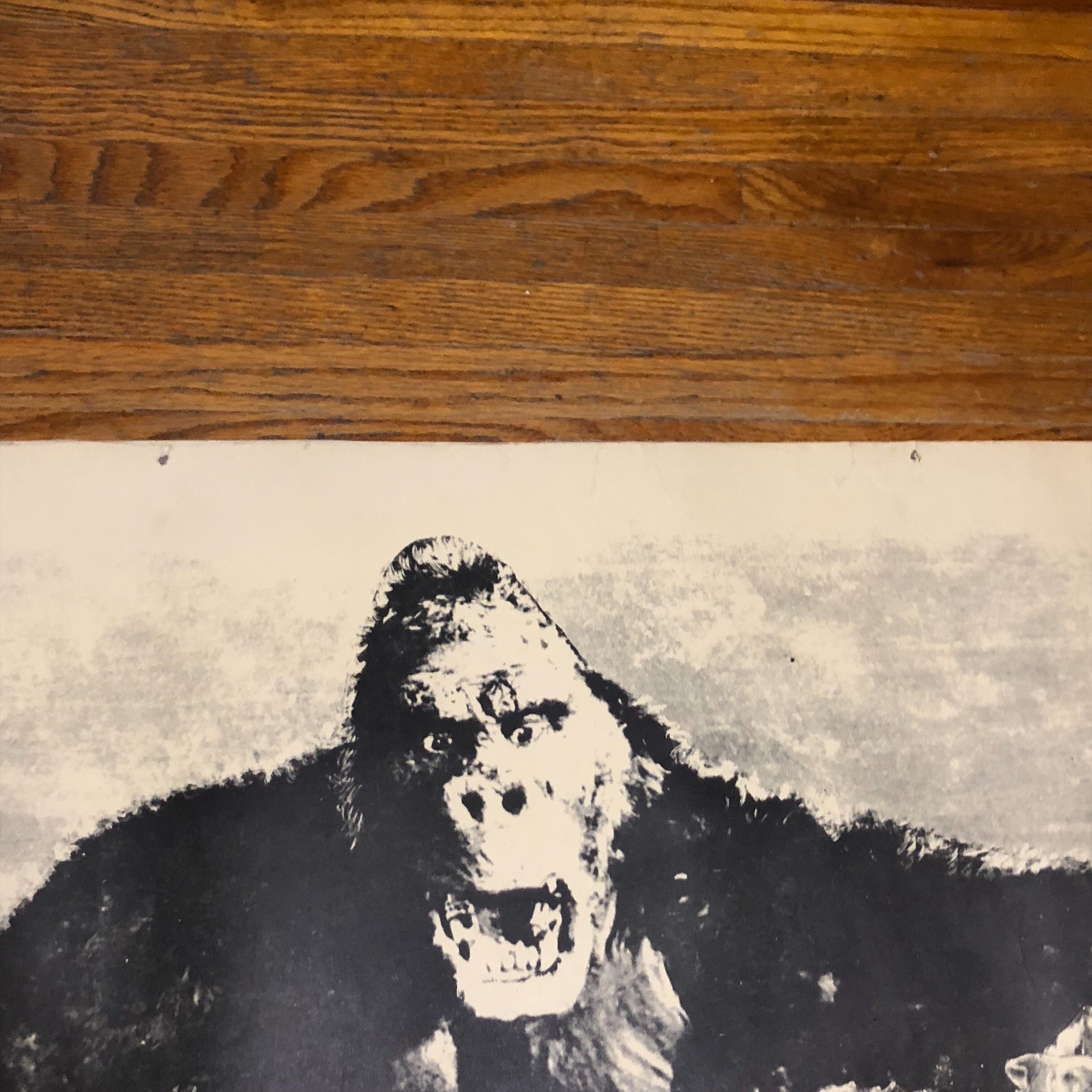 Vintage King Kong Poster from Original 1930s Film - 1960s