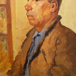 AshCan School Painting of Man in Leather Jacket | 1922