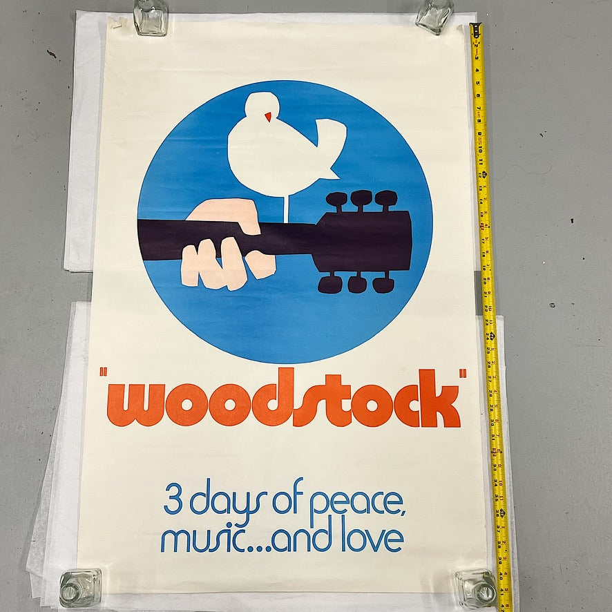 Woodstock Movie Advance Teaser Poster | 1970