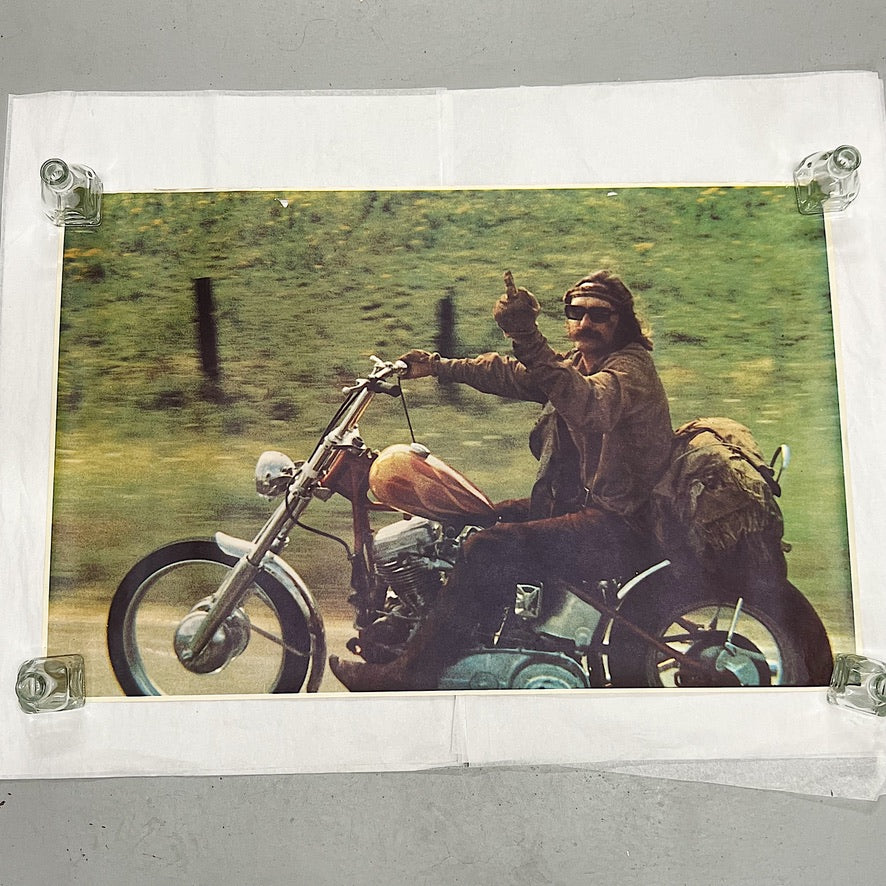 Easy Rider Middle Finger Poster