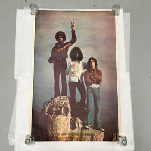 Rare Jimi Hendrix Experience Poster from 1969 - The Visual Thing - Original Rock Posters - 1960s Psychedelic Music Wall Art - Purple Haze Cool