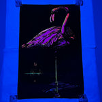 1970s Pink Flamingo Black Light Poster |  Pro Arts Inc