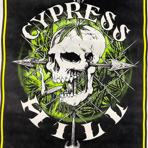 Cypress HIll Blacklight Poster from 1995 - Rare 90s Hip Hop Posters - Skull and Arrow - Cool Underground Wall Art - Insane in the Membrane