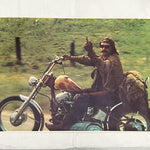 1970s Easy Rider Poster of Dennis Hopper on Giving the Bird