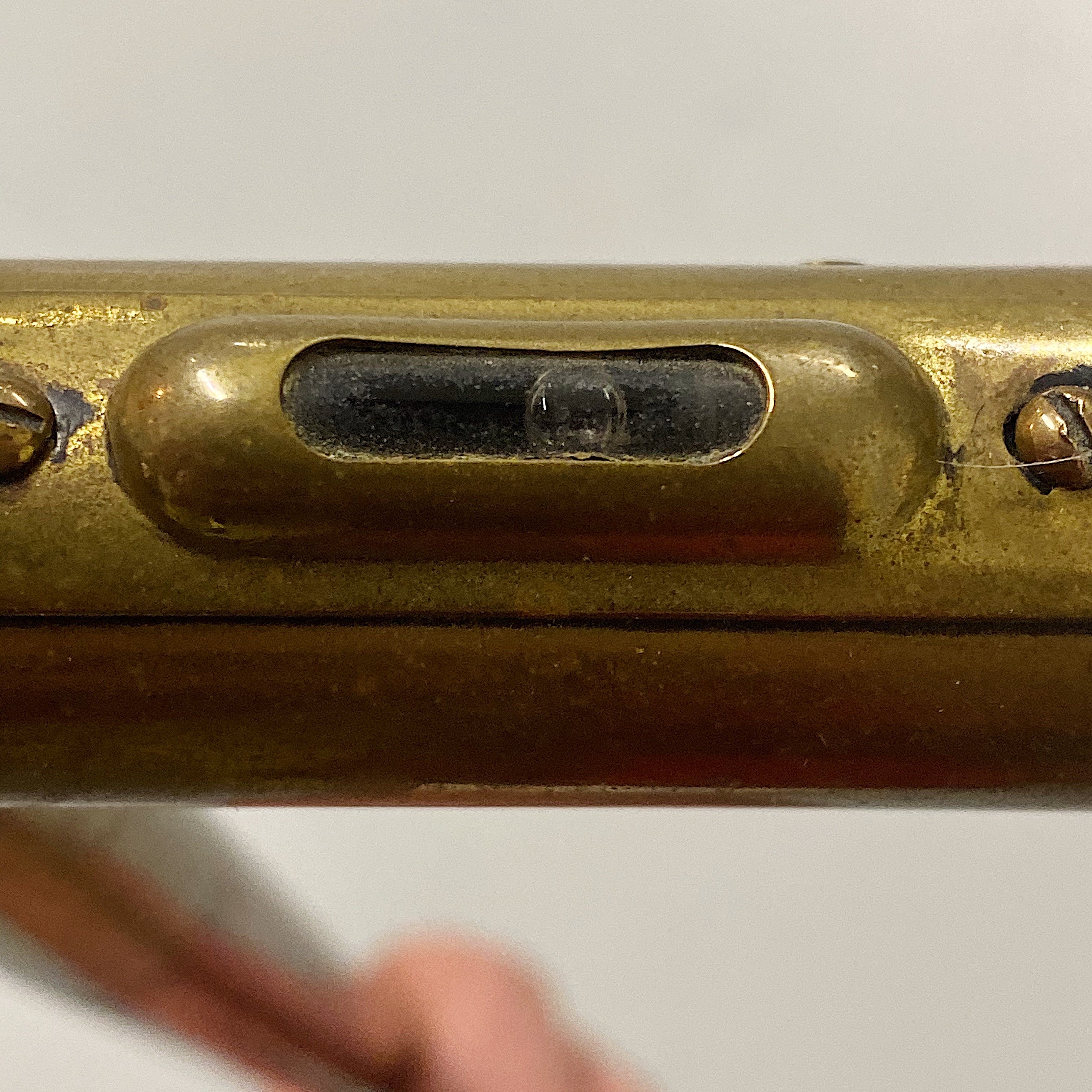 Survey Level on Antique Dietzgen Survey Gadget Cane - Early 1900s - Level System Cane - Rare Brass Walking Stick - Vintage Architectural Collectible