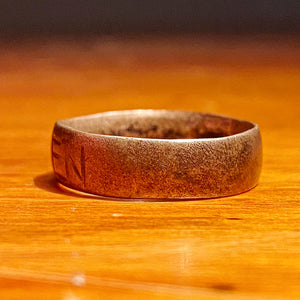 Vintage Ring with "Karen" Carved into Band | Size 9.5