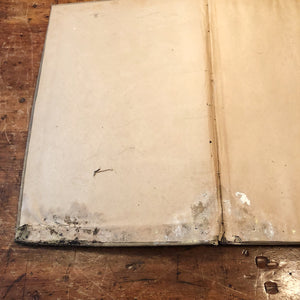 Water damage to Free Masons Register Book