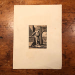 Louis Du Guernier Etching of Beheading and Axe Man | Early 1700s