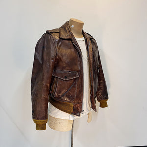 Vintage Schott Flight Jacket | Brown 674 Size 42