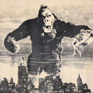 Vintage King Kong Poster from Original 1930s Film - 1960s 