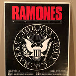 Ramones Concert Poster from Japan - 1990 - Vintage Rock Memorabilia - Punk Rock Classic - Joey Ramone 